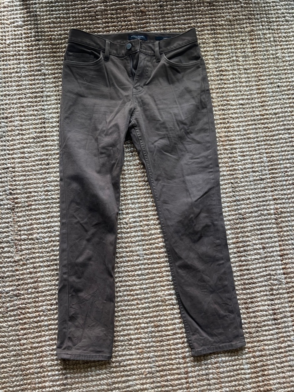 Banana Republic Brown Trousers, slim fit